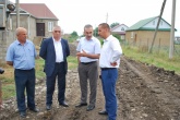 Глава Сулейман-Стальского района ознакомился с ходом работ по благоустройству и решению социальных проблем жителей нового населенного пункта с.Новый Мамрач 