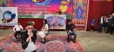 Исполнение конкурса "Музыкальный номер". Команда Куркентской школы им.М.Рагимова "Курхуьруьн кьегьалар" в финале Юниор-лиги КВН- 2016 